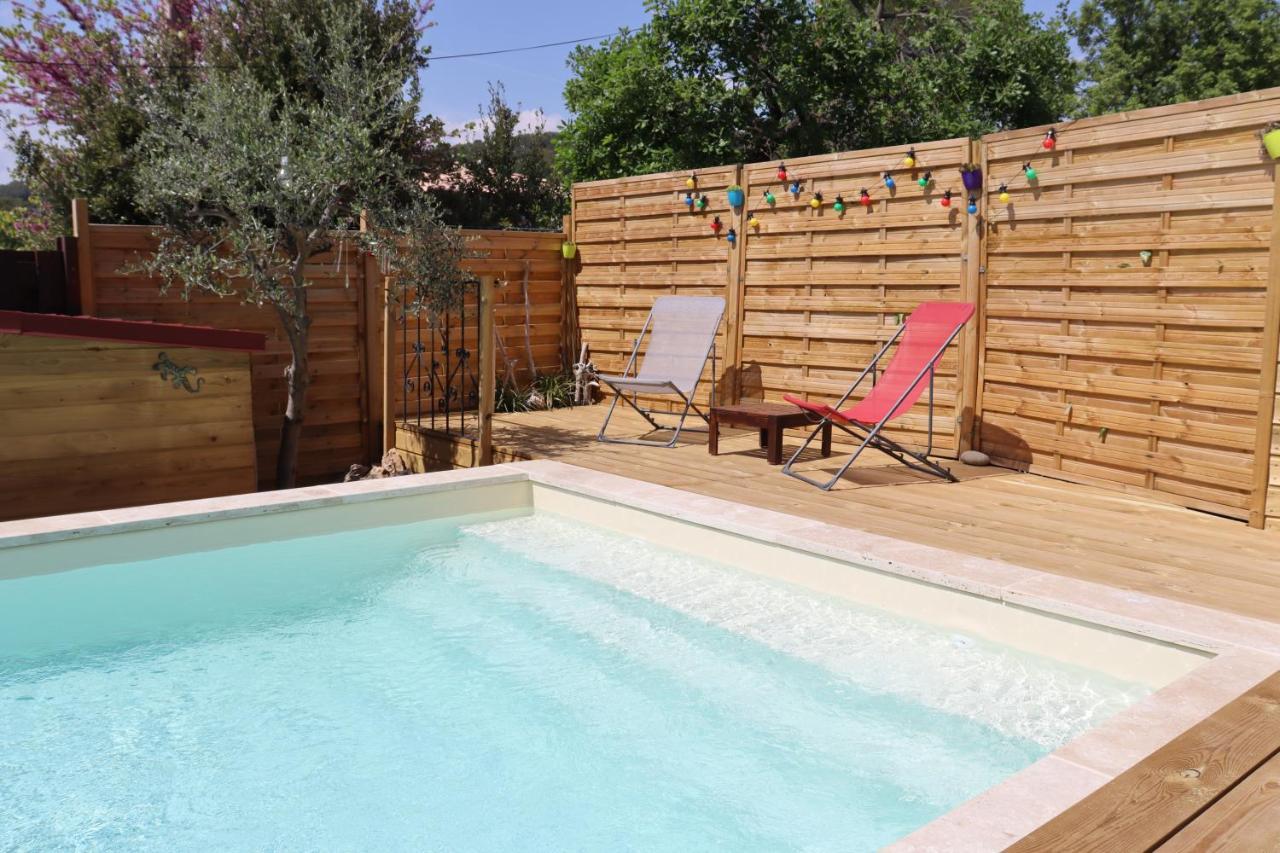 gite LAPAZ/jacuzzi privé/piscine Draguignan Exterior foto